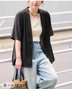 JOURNAL STANDARDrelumeシアーストライプハーフスリーブJK