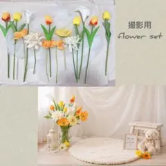 アーティフィシャルフラワー造花まとめ売りおうちフォトバースデー装飾花材大容量