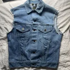 Wrangler デニムベスト LOT7522010 L 70s〜80s - メルカリ