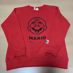 再お値下げ 新品 マリオ トレーナー 130サイズ 裏起毛