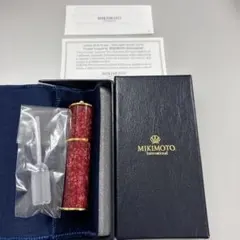 【新品未使用】MIKIMOTO アトマイザー　ボルドー色　香水入れ