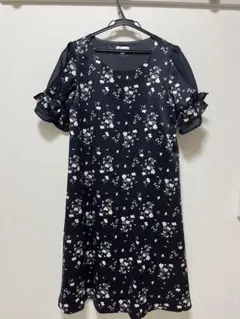 エンジェリーベ　マタニティワンピース 授乳服 LOVE MIC 花柄 S 半袖のサムネイル
