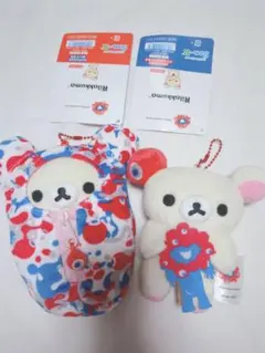 新品タグ付き コリラックマ × ミャクミャク 大阪万博コラボ ２種 マスコット