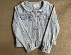 motherwaysセーラー襟デニムジャケット 120