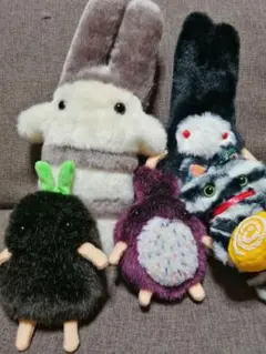 たまごさん専用☆ミニザクロちゃんと黒虫さんハラマルくんシマウサくんしましま猫さん たまごさん専用☆ミニザクロちゃんと黒虫さんハラマルくんシマウサくん