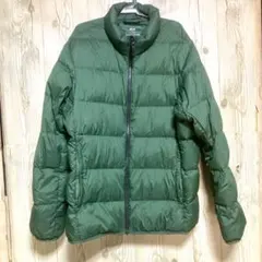 【美品】UNIQLO ウルトラライトダウン ジャケット グリーン M