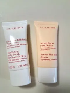 CLARINS　 ボディスクラブ　ボディ美容液2本セットのサムネイル