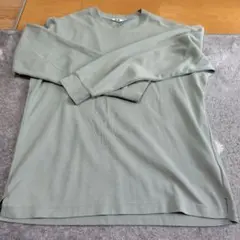 UNIQLO U エアリズム グリーン長袖Tシャツ L