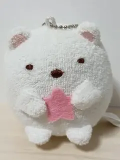 5.すみっコぐらし　ぬいぐるみキーホルダー　しろくま♪
