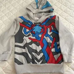 ウルトラマン　なりきり　パーカー　グレー