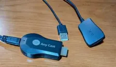 Any Cast HDMI ワイヤレスミラーキャスト、携帯画面をテレビに映す