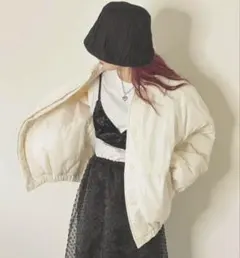 【アガウド/AgAwd】Volume Collar Blouson