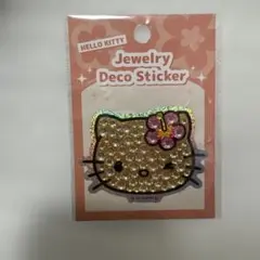 ハローキティ ジュエリーデコステッカー