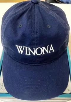 WINONA 刺繍 キャップ ネイビー