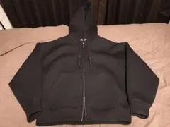 ZARA NEOPRENE-EFFECT HOODIE