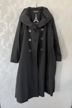 美品　【グランデサローネ】　パラディソーレ レインコート　黒