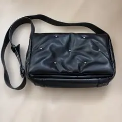 LEPSIM レプシム ブラック スタッズ付き 2wayショルダーバッグ