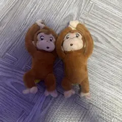 『おさるのジョージ』ぬいぐるみ 2体セット