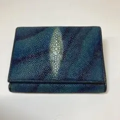新品　未使用　ハナエモリ（HANAE MORI）パールクロコ　牛革 長財布 新品 未使用 ハナエモリ（HANAE MORI）パールクロコ 牛革 長財布