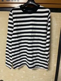 人気のnano universe ボーダー 長袖 Tシャツ Mサイズのサムネイル