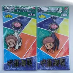 【送料込】呪術廻戦　アクリルキーホルダー　両面宿儺　虎杖悠仁　2個セット
