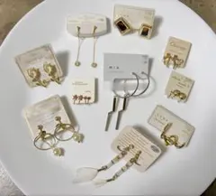 新品未使用品　アクセサリー　イヤリング金属　10点　まとめ売り