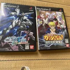PS2ソフト 機動戦士ガンダムSEED 金色のガッシュベル 2本セット