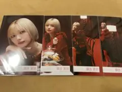 櫻坂46 藤吉夏鈴 UB構文 MV衣装 生写真 赤衣装 4種コンプリート