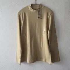 起毛フライス編み ハイネック 長袖Tシャツ 無印良品のサムネイル