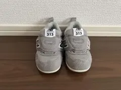 New Balance 313 ベビーシューズ グレー 12.5cm