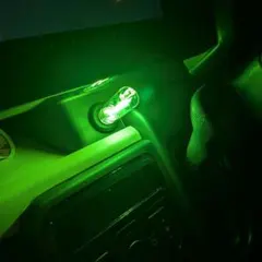 フィラメントタイプ LEDライト （緑色）USB差込 調光機能付き