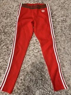 GUCCI ストライプ レッドジャージパンツM GUCCI ストライプ レッドジャージパンツM