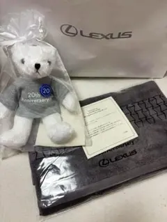 ゆ*ぁ様 【新品】レクサス　20th Anniversary テディベアと今治タ