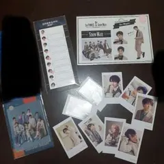 SnowMan4点セット　ポートレートミニファイル滝沢歌舞伎付箋ステッカー目黒蓮