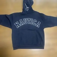 NAUTICA ネイビー フロントロゴ パーカーのサムネイル