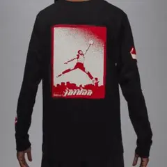 JORDAN ロングスリーブ ブラック Ｔシャツ　ジョーダン長袖Tシャツトップス
