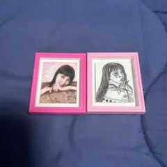 藤井夏恋　アートフレームスタンドバッジ　セット