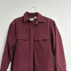 L.L.Bean バーガンディ 長袖シャツ SM-REG