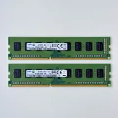 SAMSUNG DDR3 8GB (4GB×2枚) メモリ【動作確認済】のサムネイル
