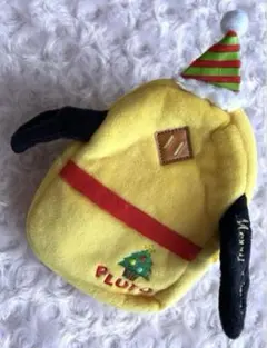 ディズニー　プルート　ぬいぐるみ　耳付き　カラビナ　リュック　ポーチ　クリスマス