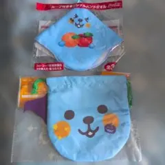 Coca-Cola ハンドタオル & Qoo リバーシブルポーチ