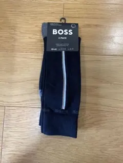 BOSS メンズ ソックス 2足セット 新品