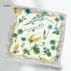 シルクツイル BOUQUET プリントスカーフ 白 - メルカリ