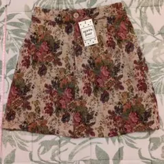 apres jour ゴブラン花柄ミニスカート サイズF