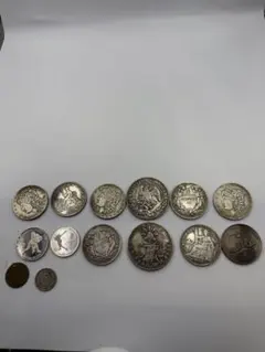 小型50銭銀貨 / 鳳凰50銭銀貨 / 小丸 20枚まとめ SV720 ⑥ - メルカリ