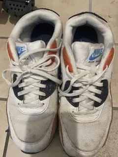 Nike Air Max スニーカー ホワイト/オレンジ/ネイビー