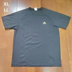 adidas アディダス スポーツ用Tシャツ 半袖 ブラック XL LL 大きい