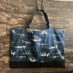 NO286 レッスンバック 恐竜柄