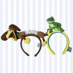 ディズニー カチューシャ トイ・ストーリー スリンキー レックス2点セット