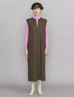 ビューティーアンドユース BY ツーイドライク キーネックジャンバースカート S